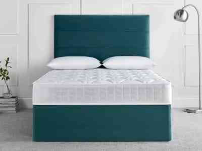 Divan double size bed with mattress 