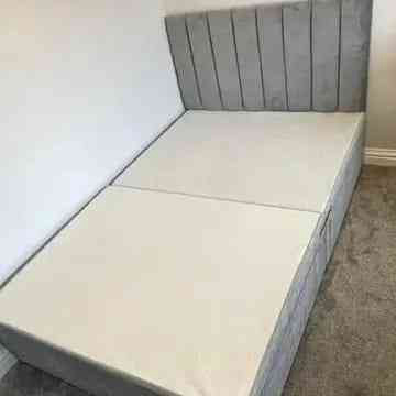 King size bed with mattress 