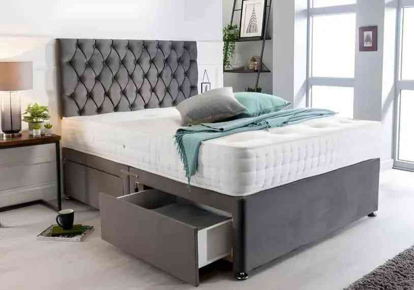 Super King size bed with mattress 