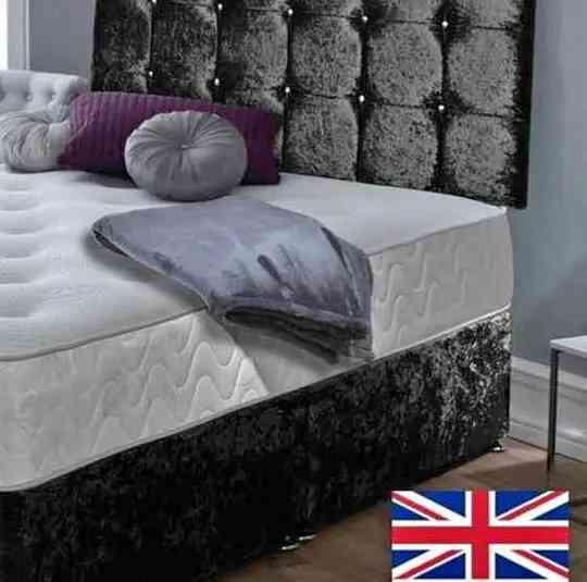 Divan double size bed with mattress 