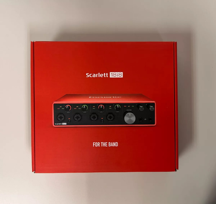 
New Focusrite Scarlett Solo Studio USB Audio Interface and Recording