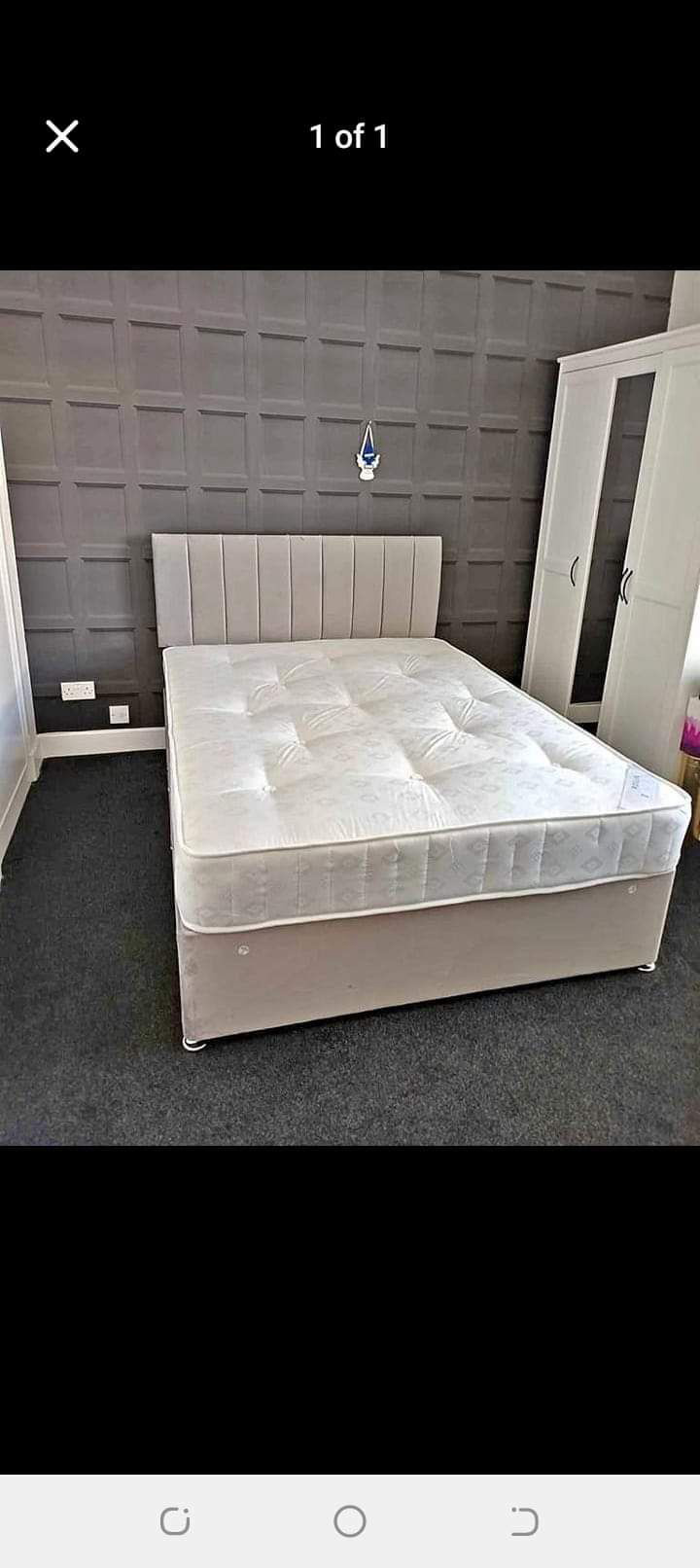 Double bed with mattress near me 