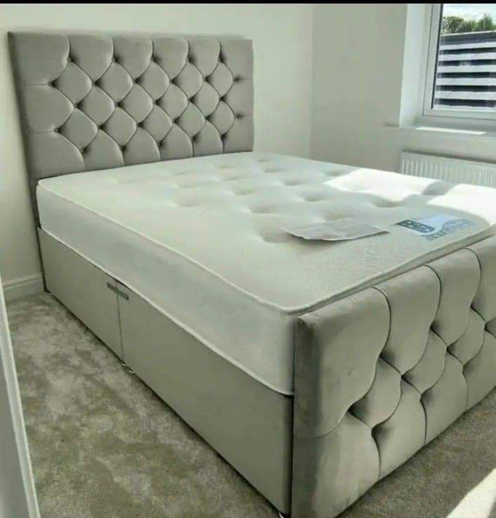 King size bed with mattress Brand New 