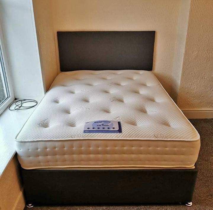 Double bed with mattress 