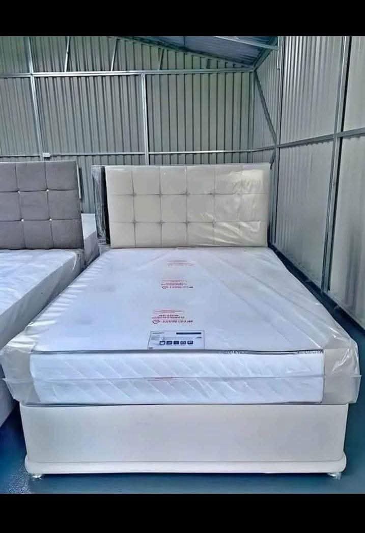 Double bed with mattress 