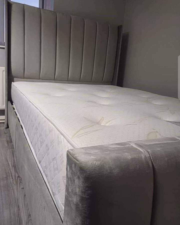 Double bed & Single bed with mattress near me available 