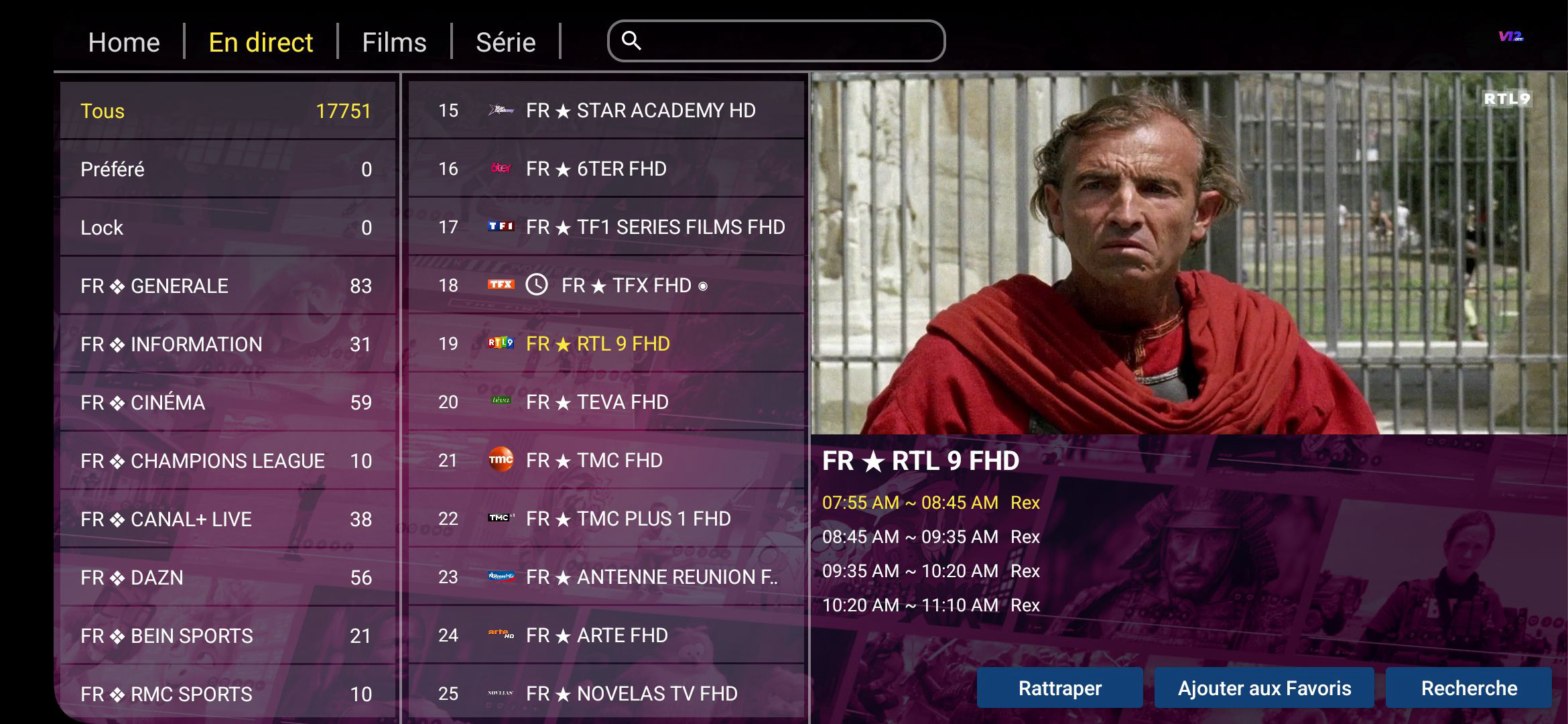 Compte IPTV 