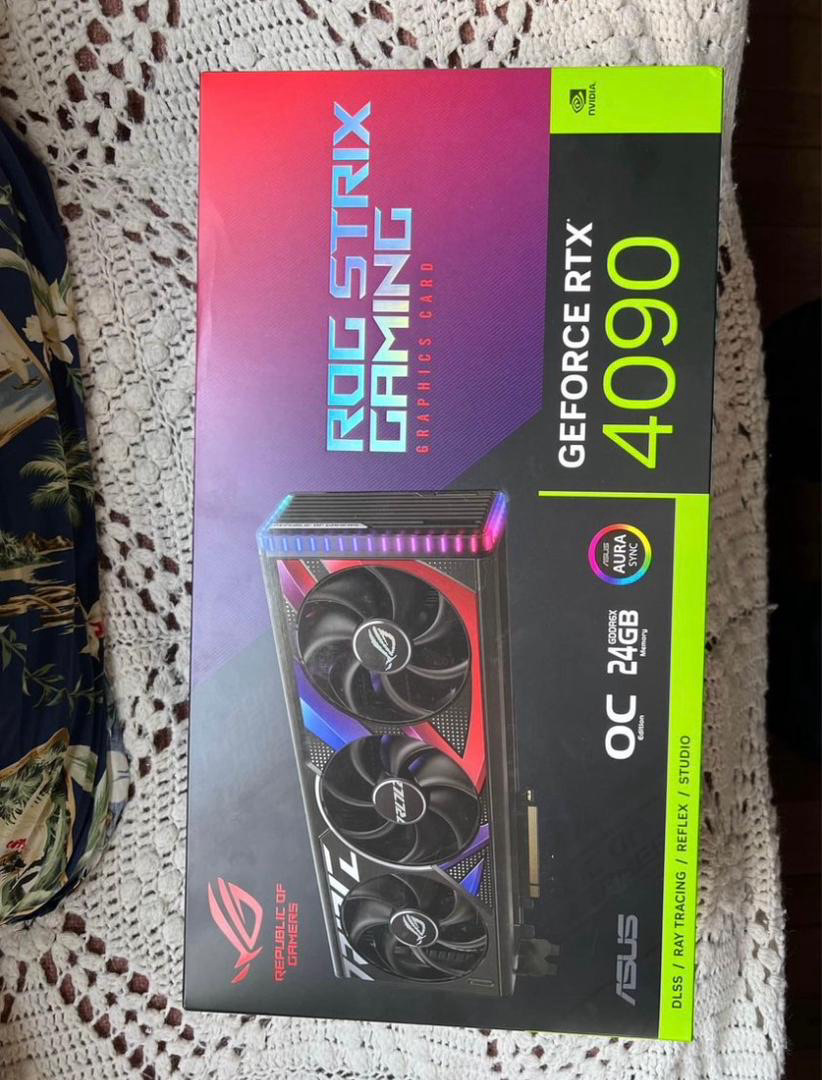 ASUS NVIDIA ROG STRIX OC 4090 GDDR6X GRAPHICS CARD