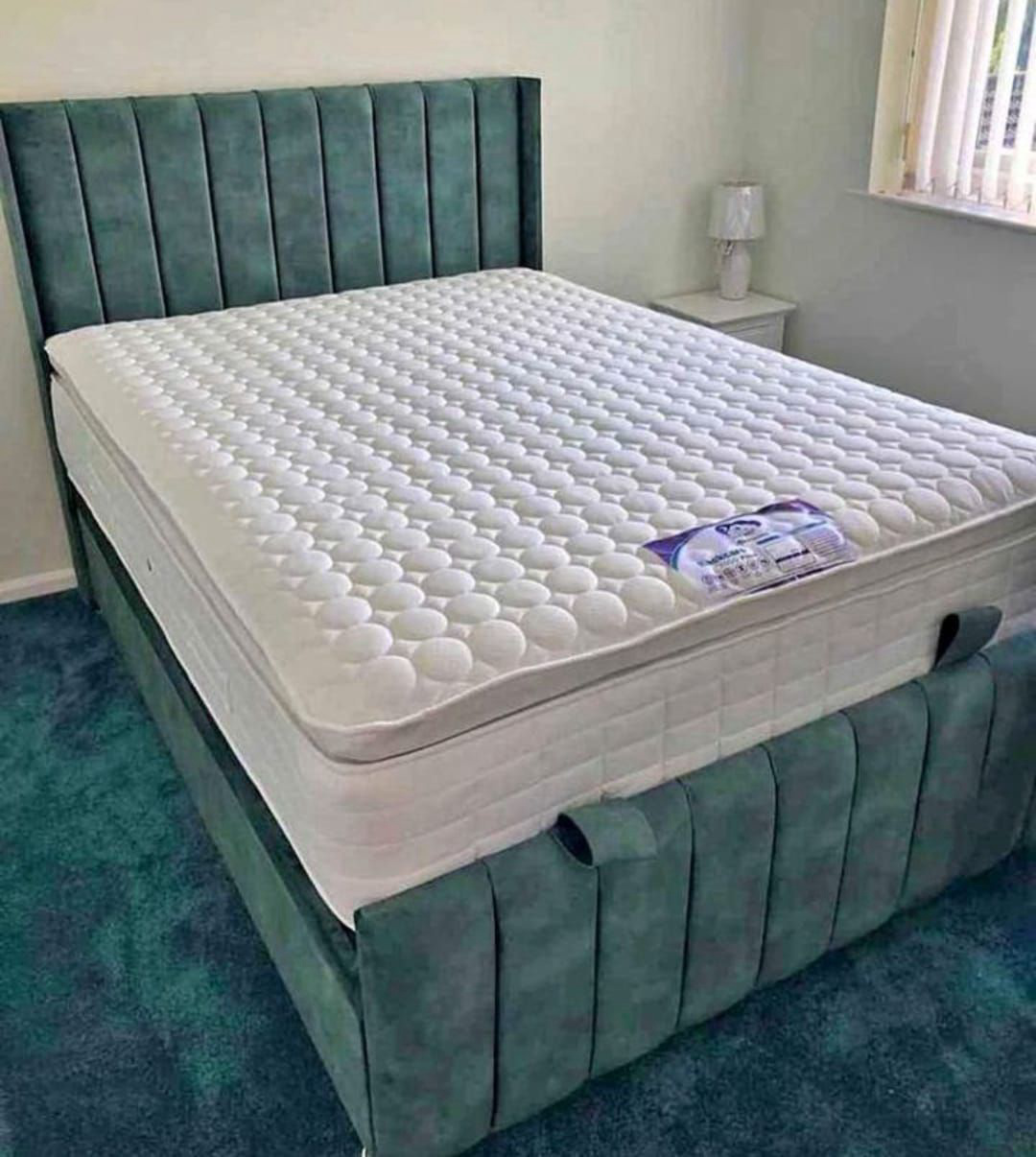 Double bed with mattress 