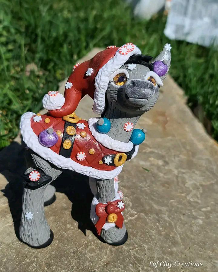 Christmas donkey