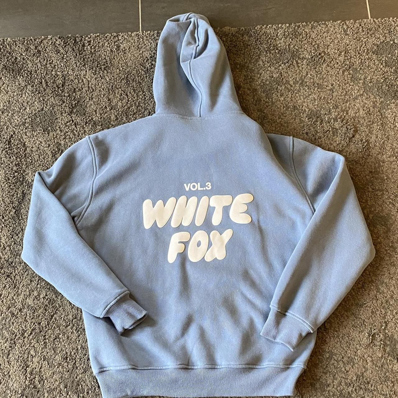 White fox hoodie