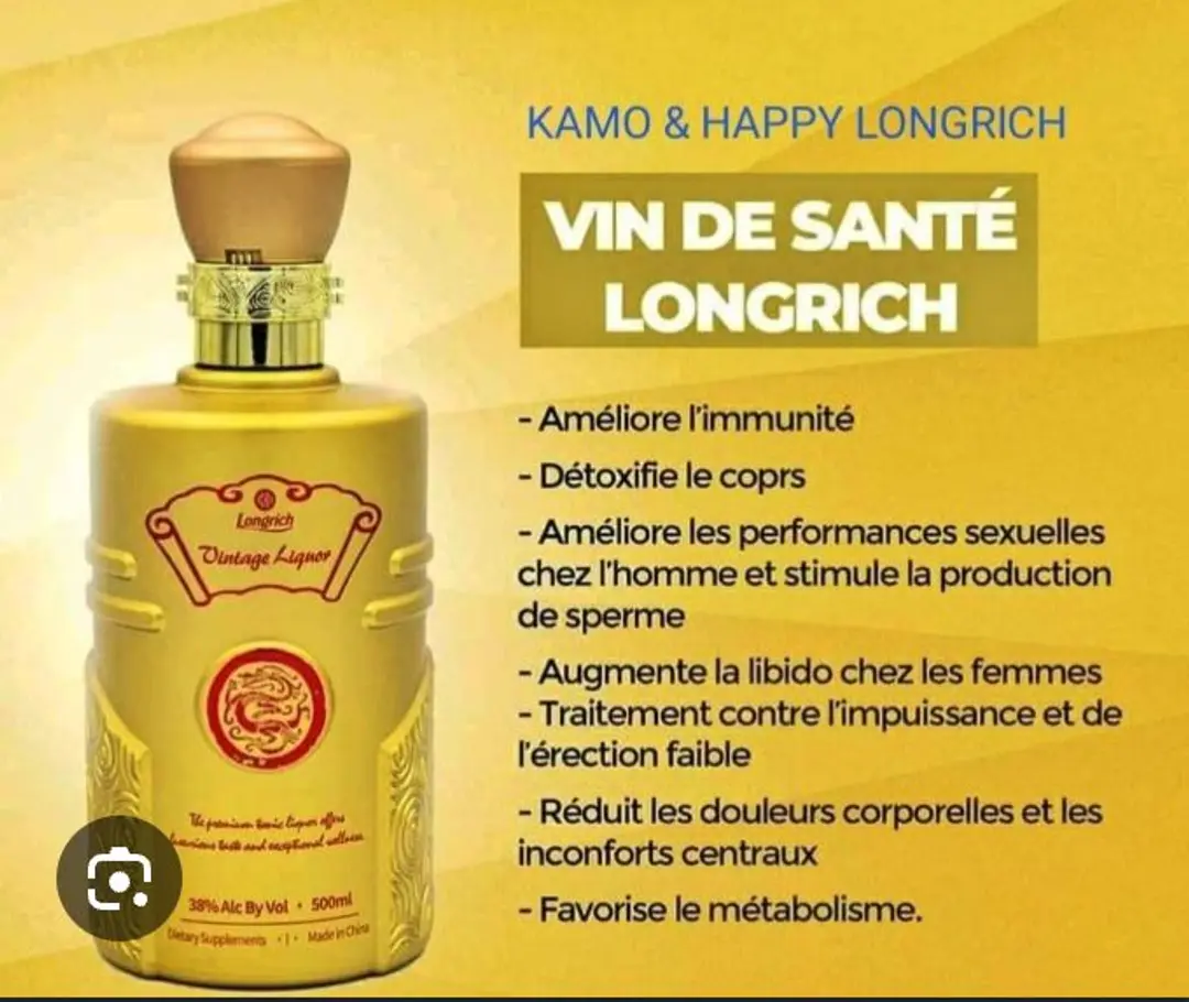 Liqueur de vin puissant longrich