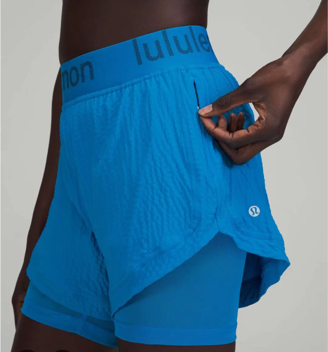 Lululemon Blue Athletic Shorts Lightweight Performance
