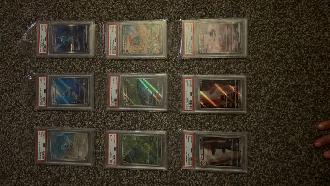 151 JP top chase cards in psa 10 (9 together)