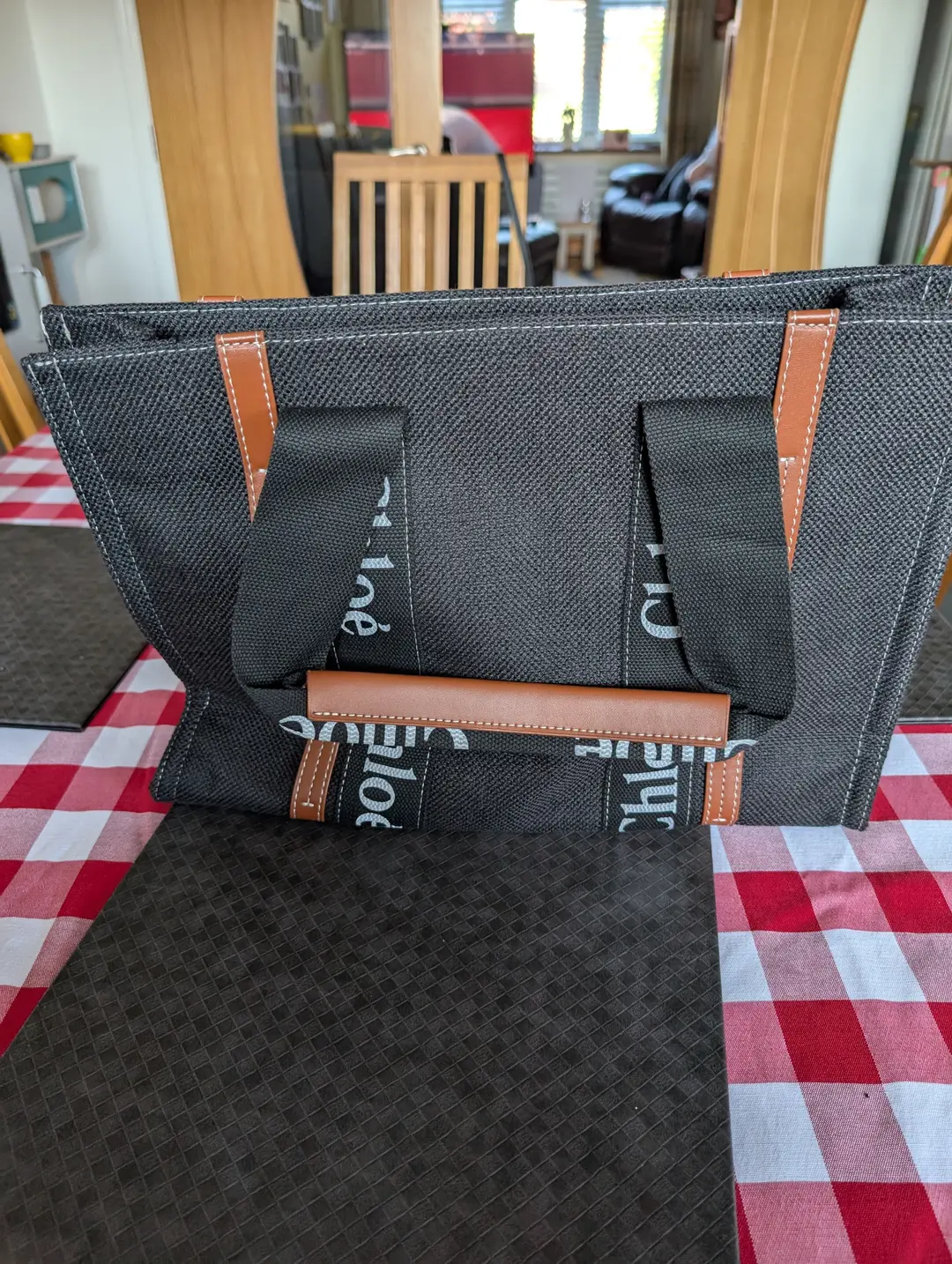 Chloe tote bag with brown leather 