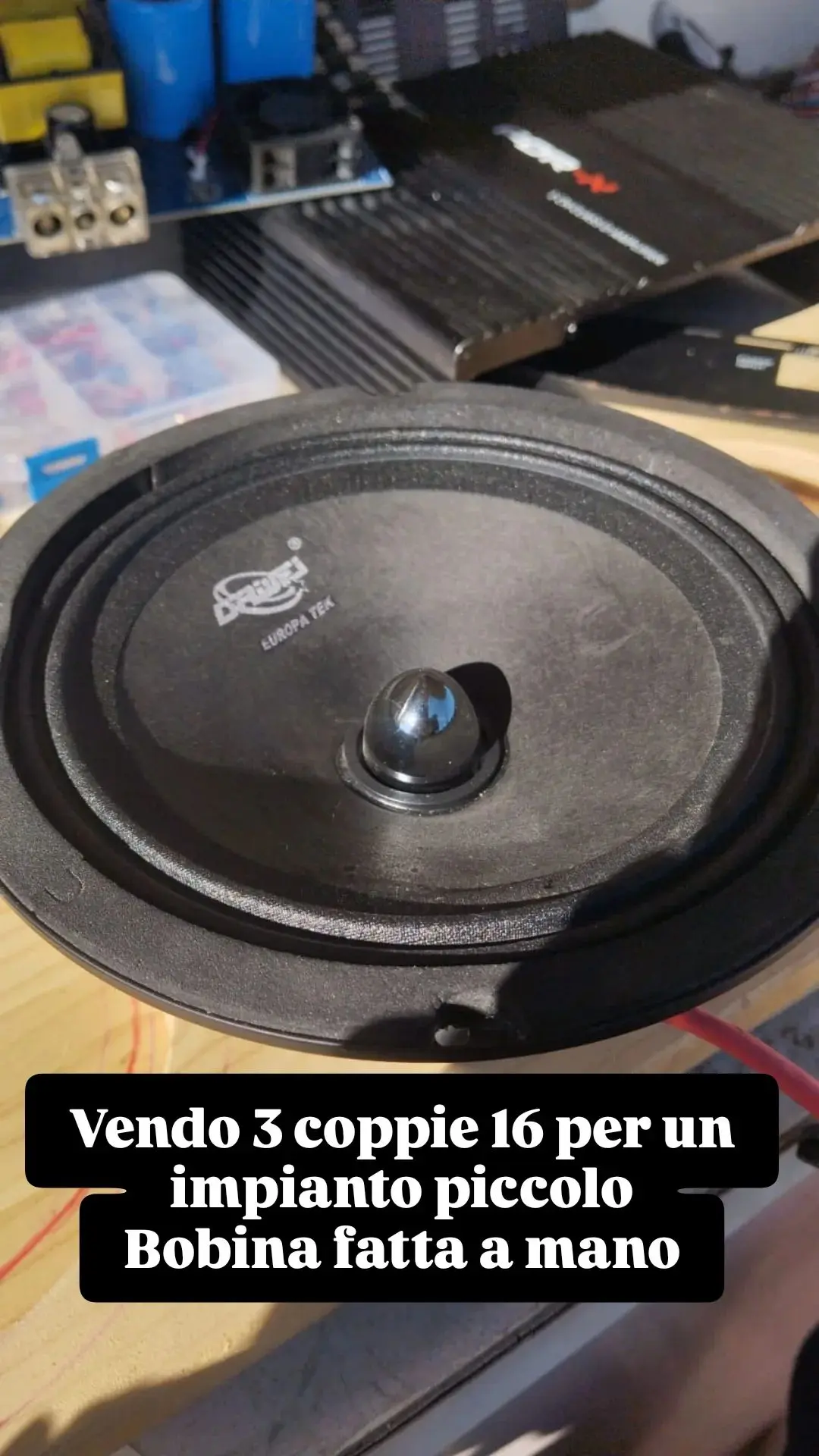 3coppie da 16cm woofer