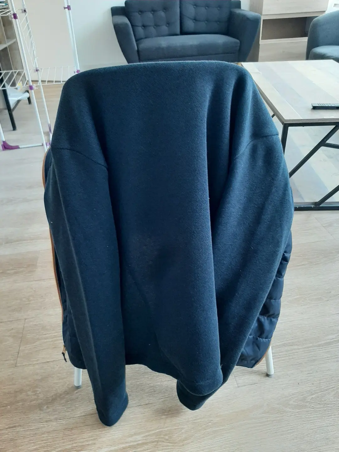 Manteau léger bleu marine taille XL