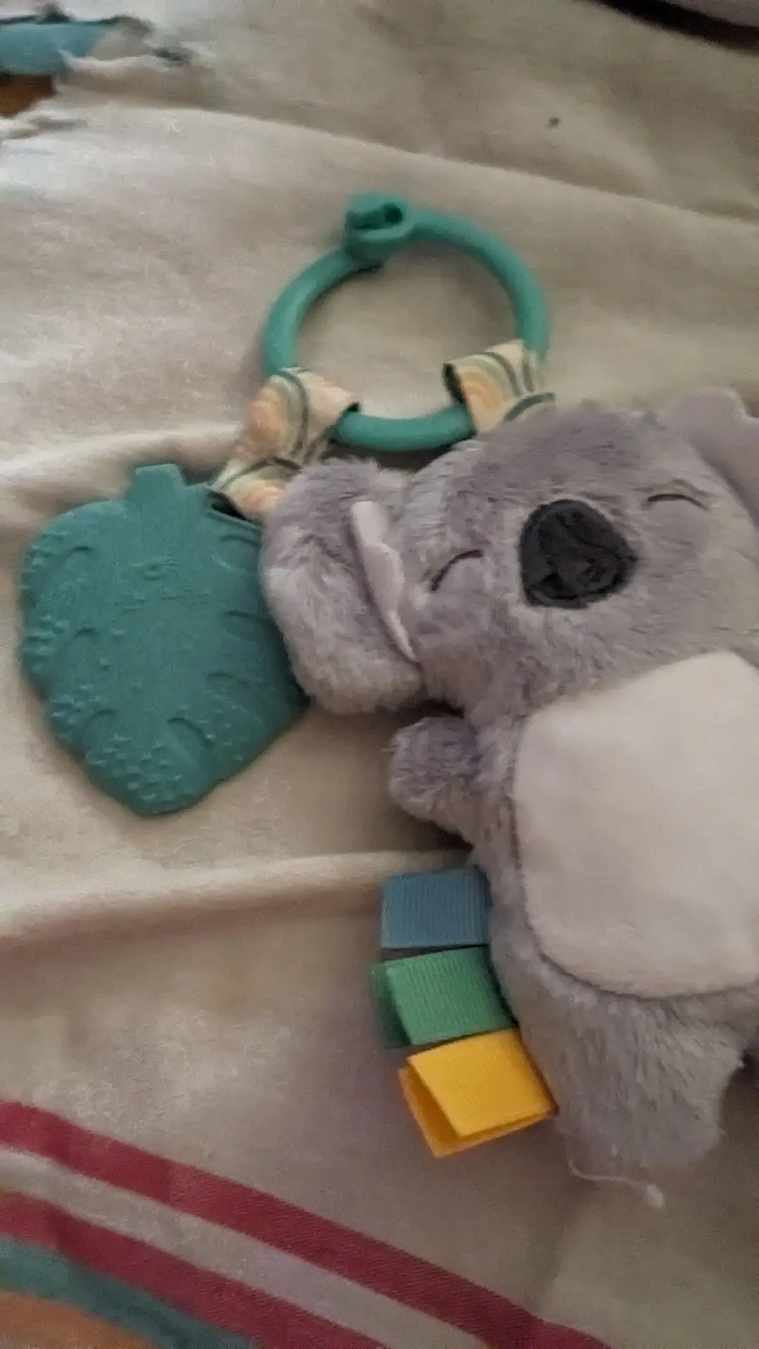 Itsy ritzy carseat baby toy 