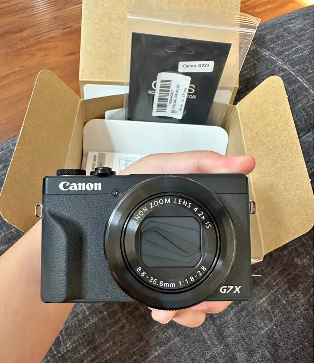 Canon camera g7x mark iii 