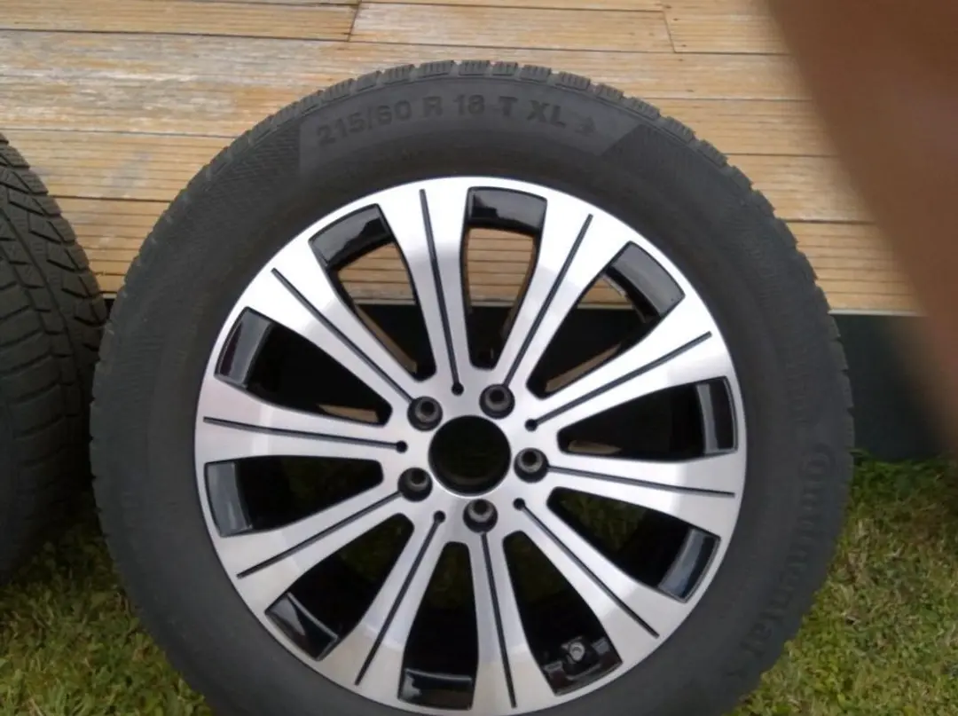 Pneus hiver Continental avec jantes Mercedes Ronal
