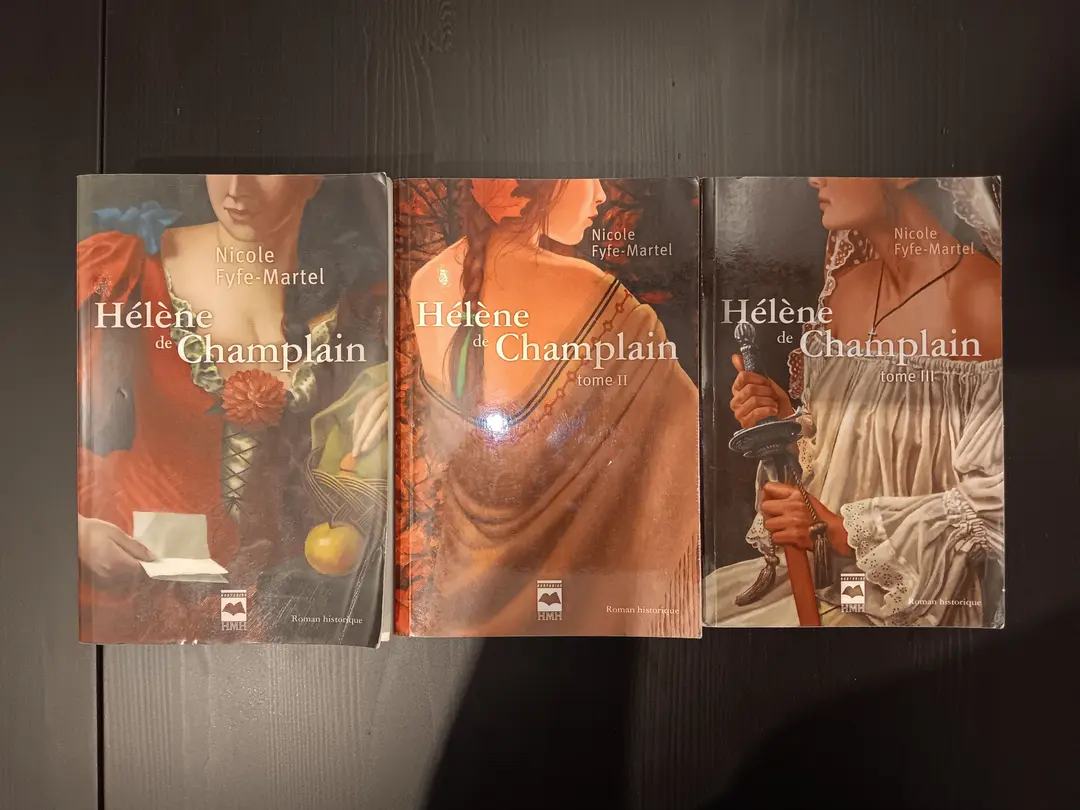 Livres de Nicole Fyfe-Martel
*Série Hélène de Champlain