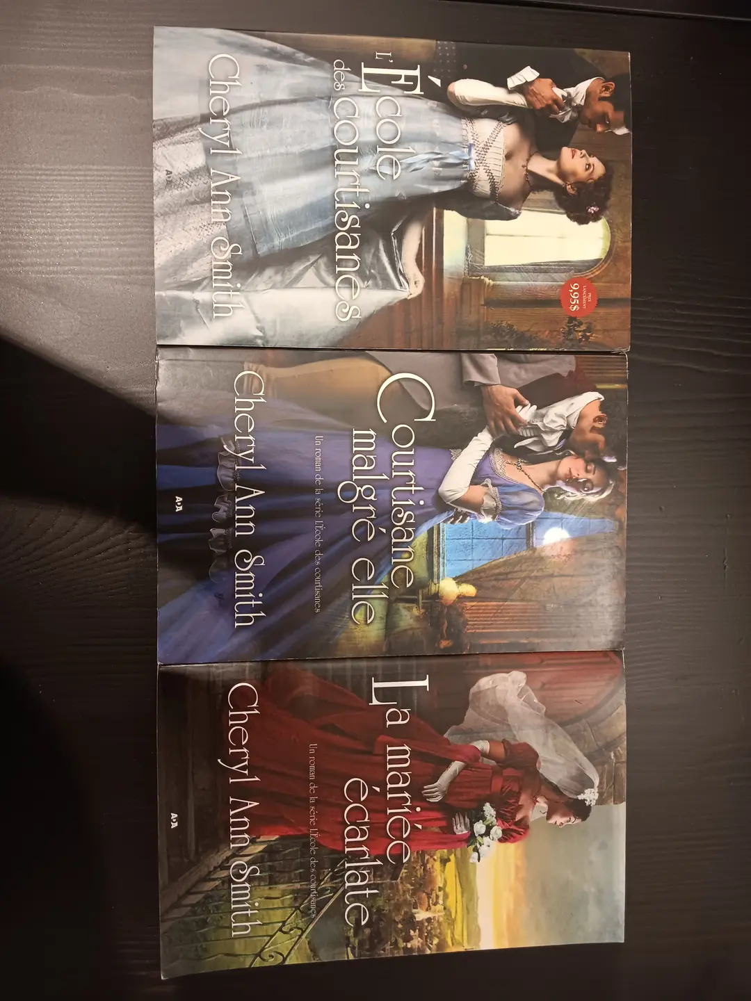 Livres de Cheryl Ann Smith
*Série L'école des courtisanes