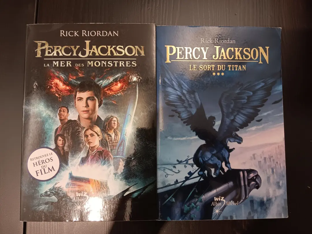 Livres de Rick Riordan 
**Série Percy Jackson