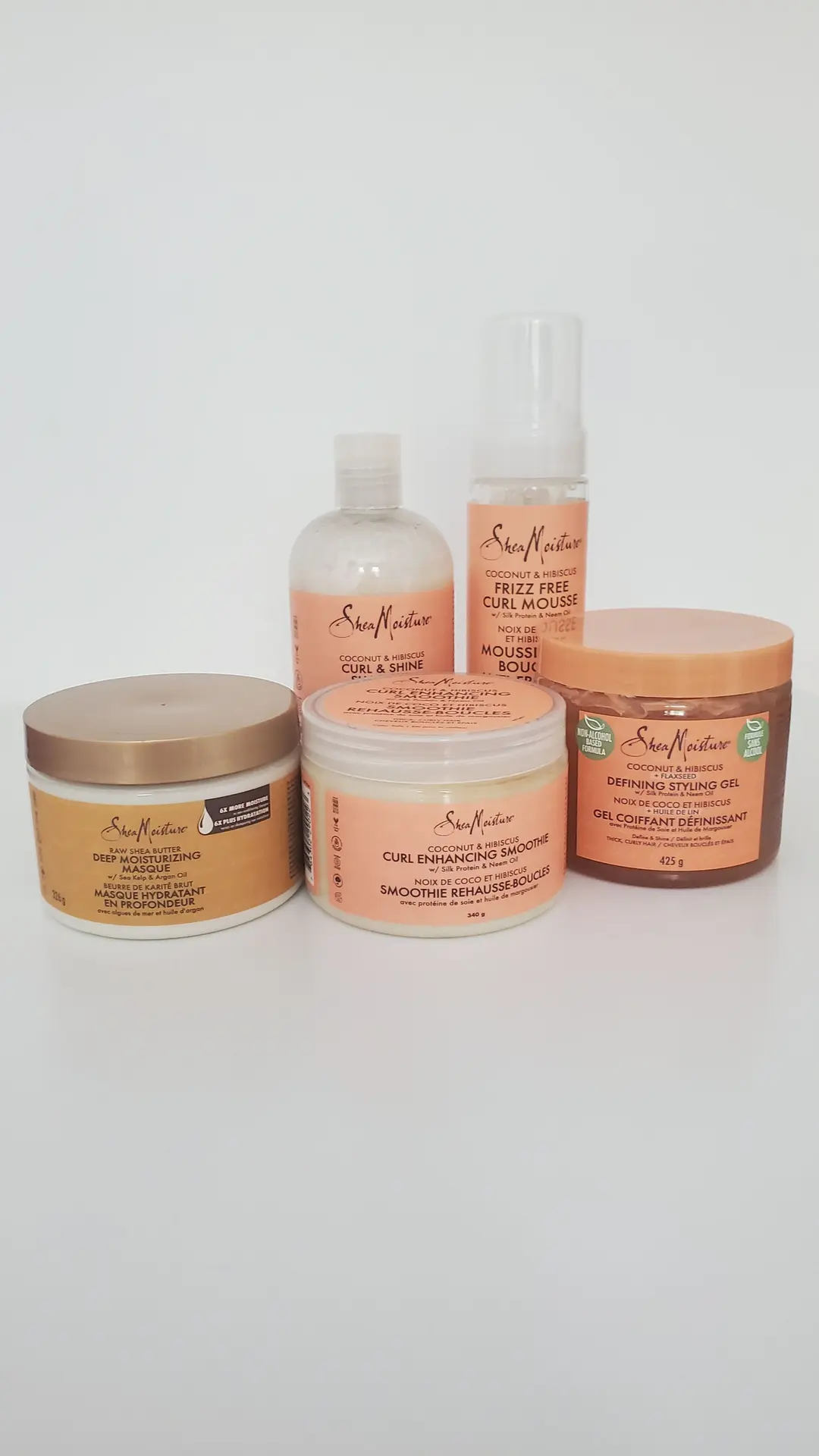 Kit curly hair routine shea moisture 