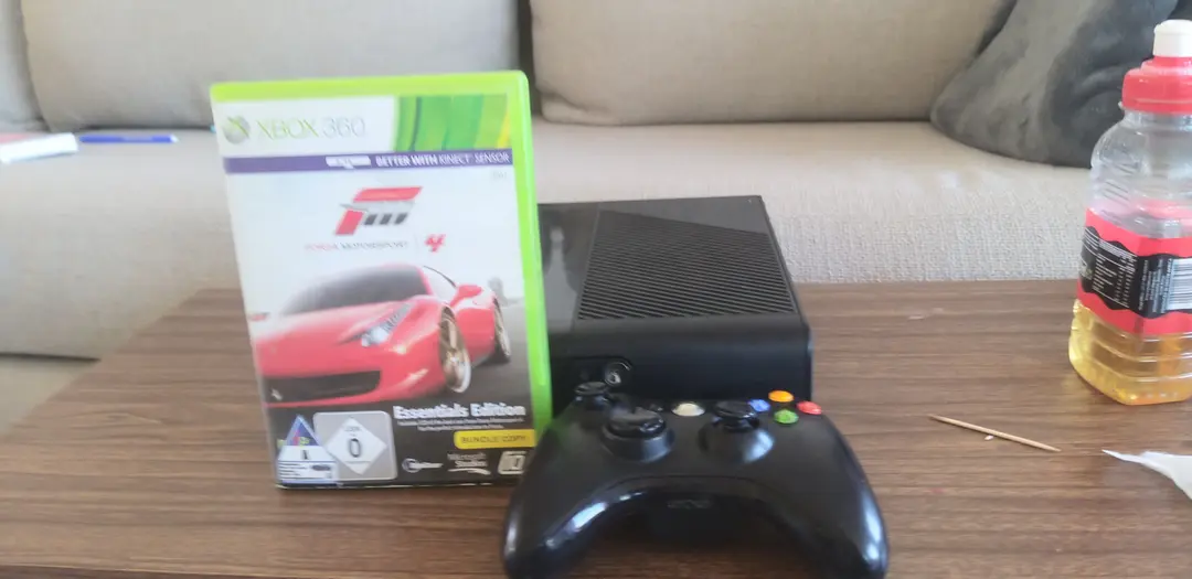 Xbox 360 with cables