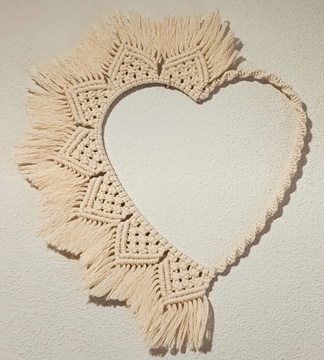 Colgante de macramé 