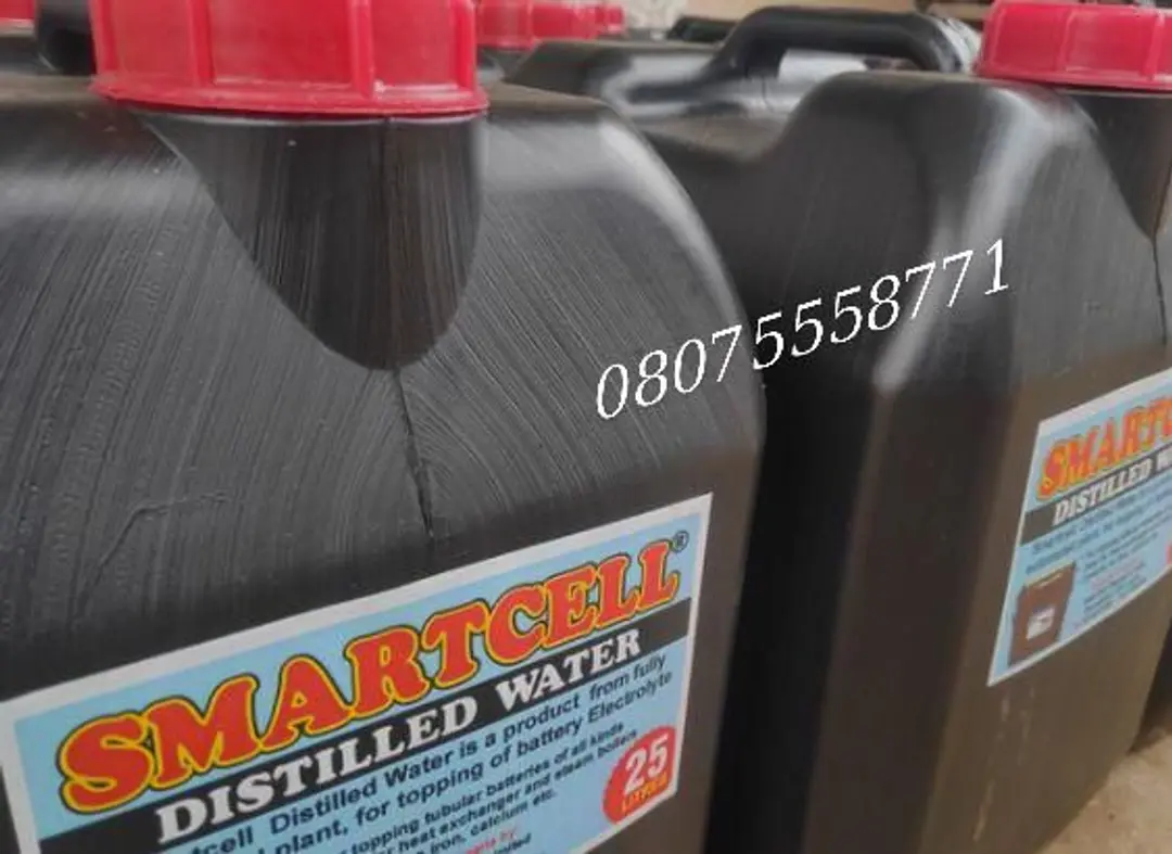 Distilled Water_ 25 Liters.