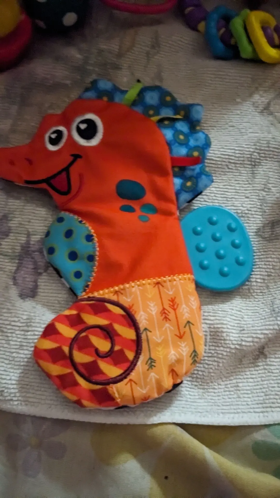 Lamaze soft crinkle baby toy 