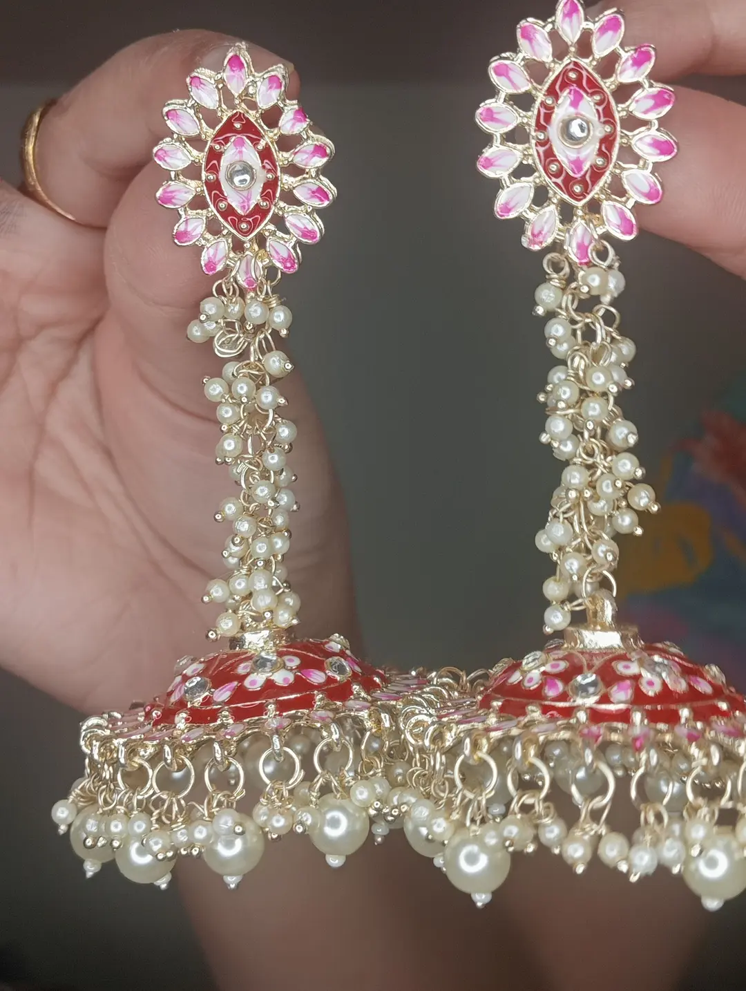 Kundan earrings 