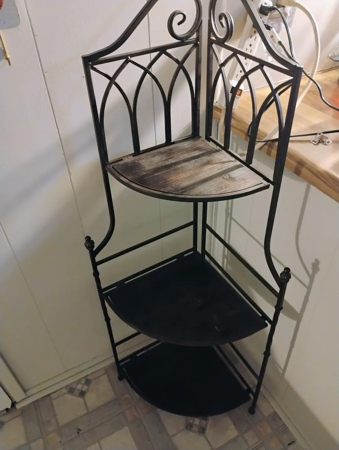 Three shelf tower
