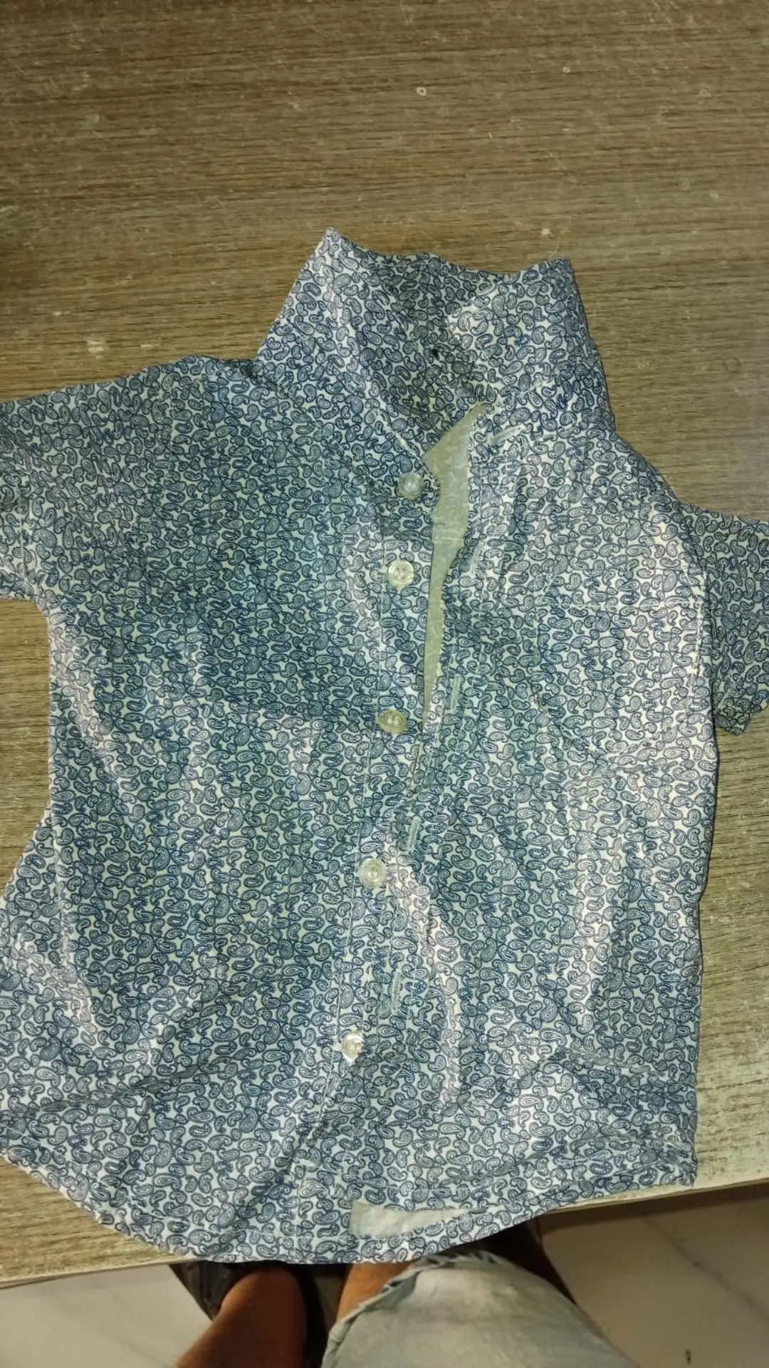 Camicia bambino manica corta 