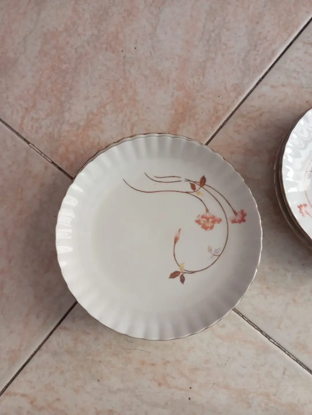 Servizio di piatti in porcellana con disegno fatto a mano piccoli