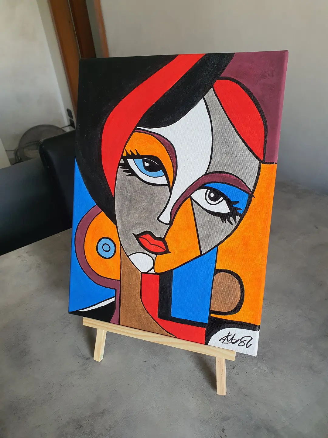 Dipinto donna Picasso