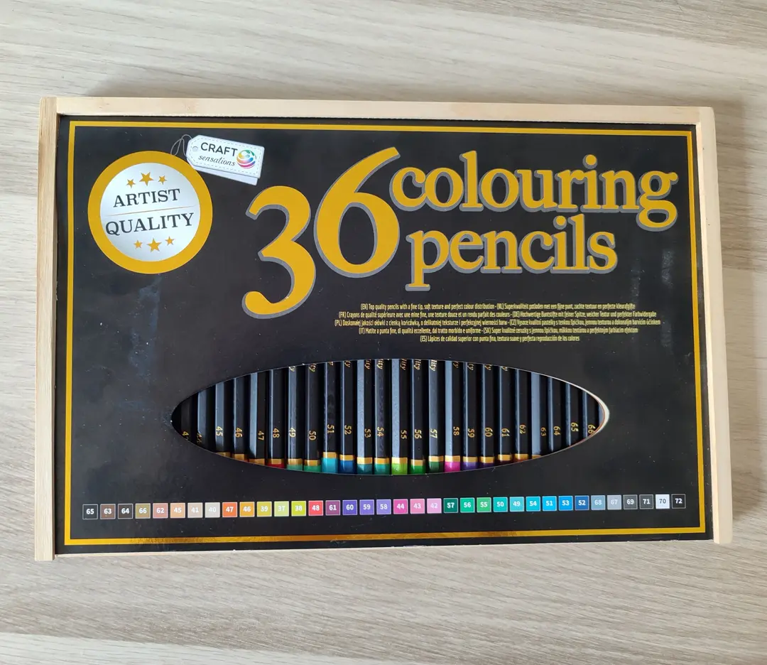 36 lapizes de colores de calidad artista
