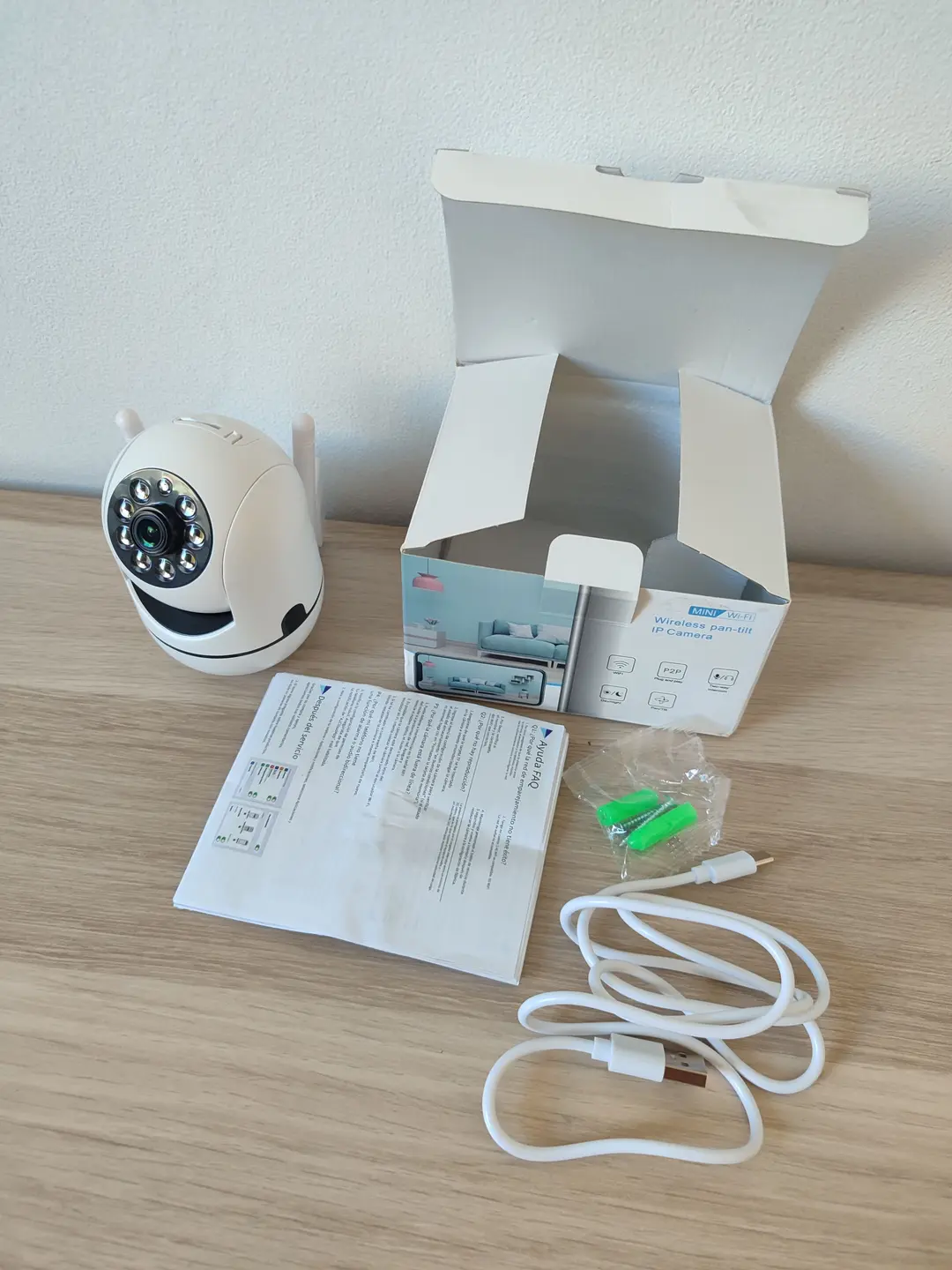 Camera de seguridad rotatoria WIFI