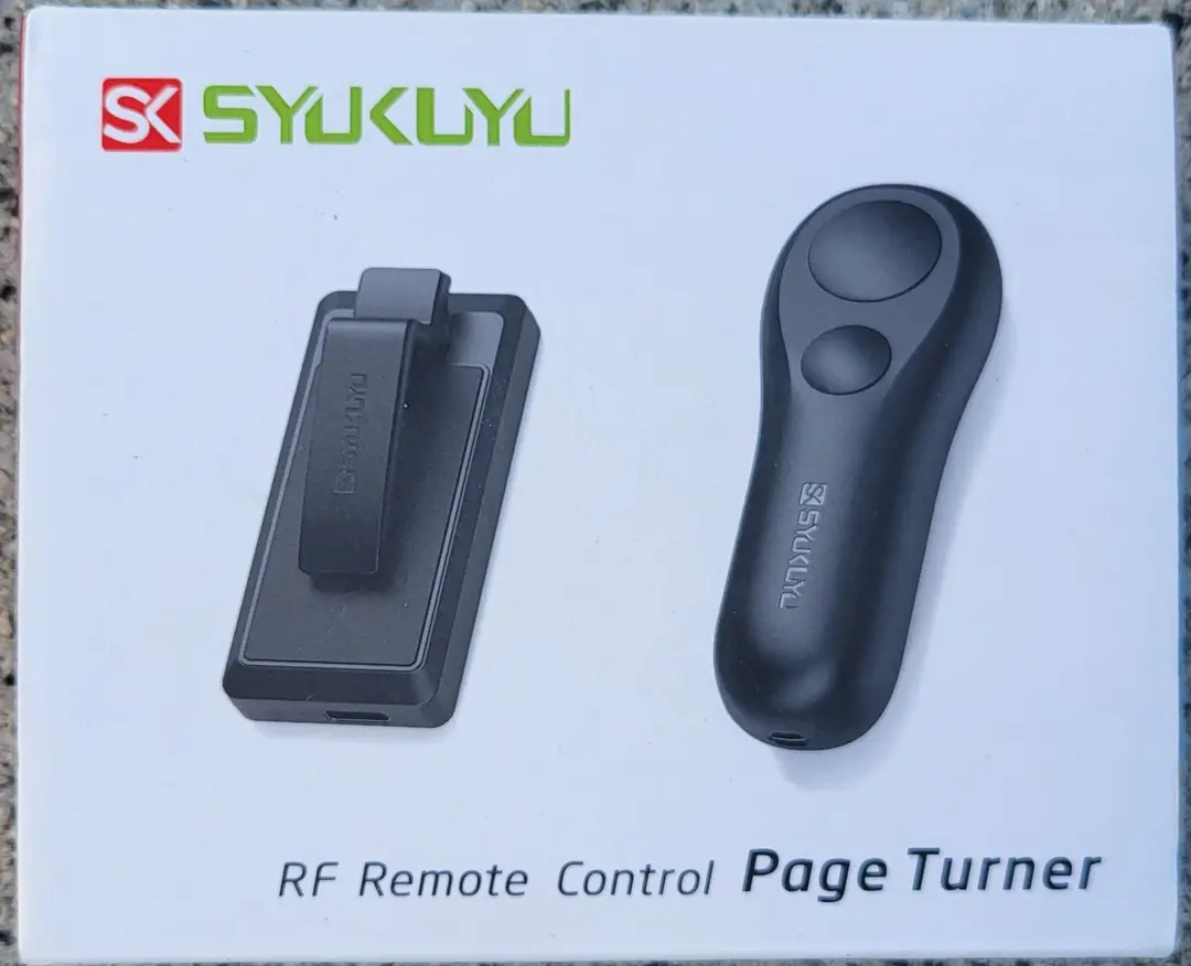 Télécommande sans fil SYUKLYU Page Turner - Bluetooth - Neuf