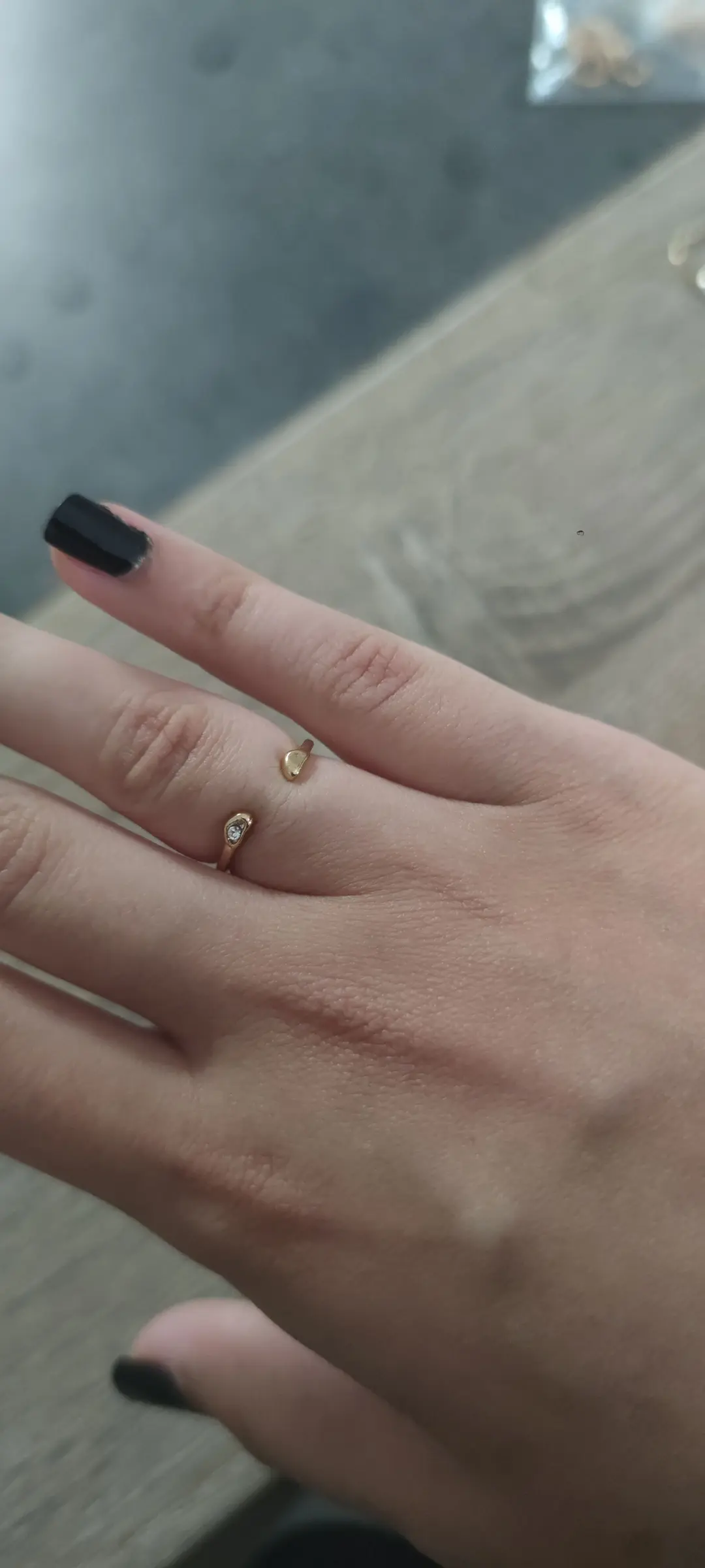Bague en acier inoxydable 🌸