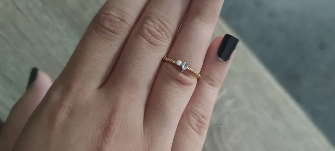 Bague en acier inoxydable 🌸