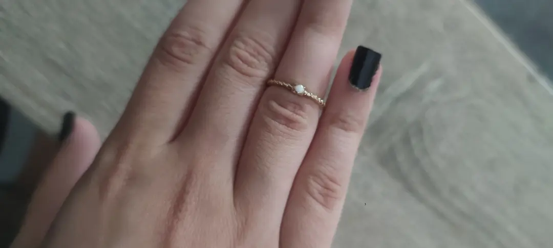 Bague en acier inoxydable 🌸