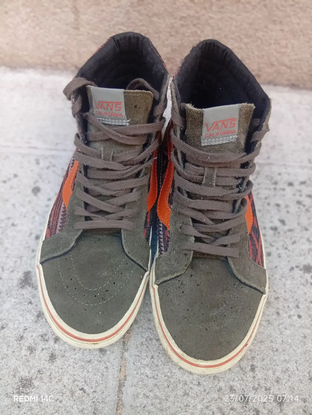 Vans Sk8-Hi Reissue CA Trainers Inca Olive Night