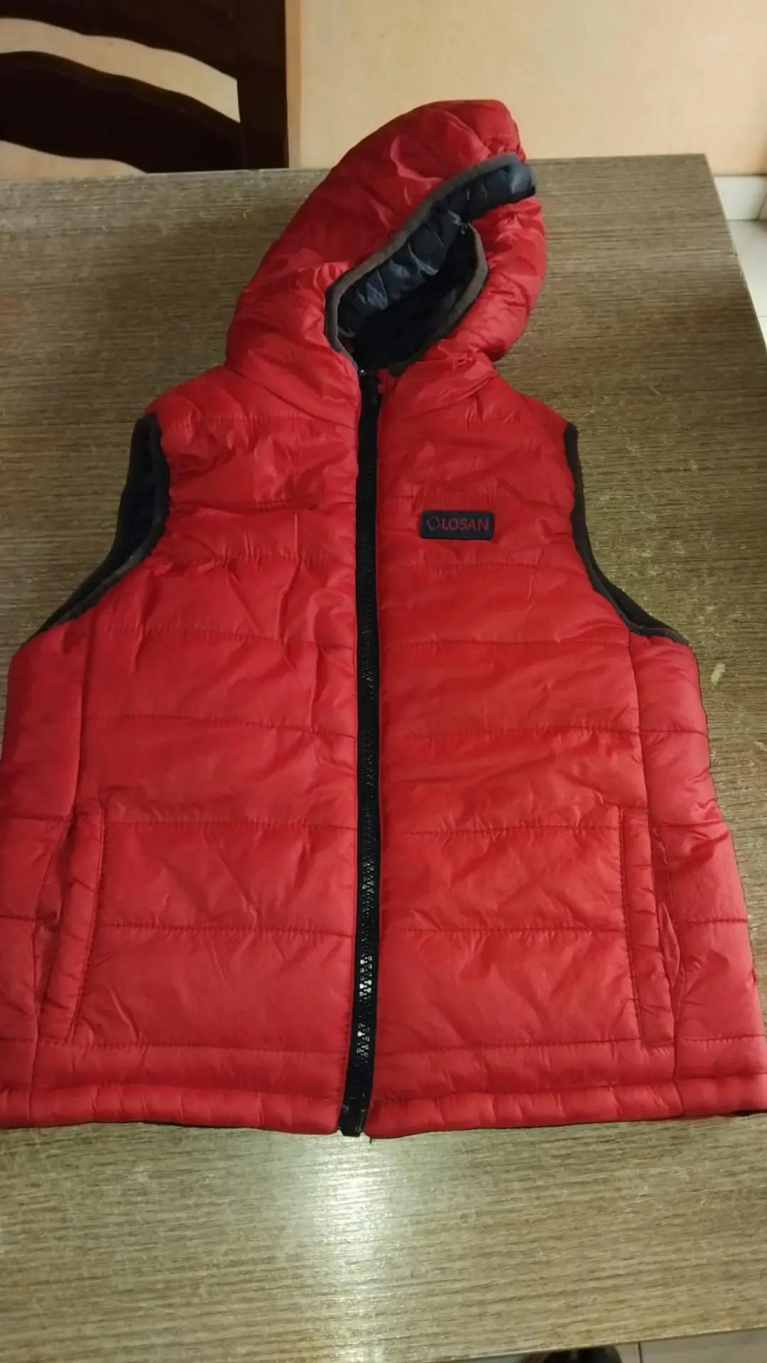 Giubbotto smanicato bambino 