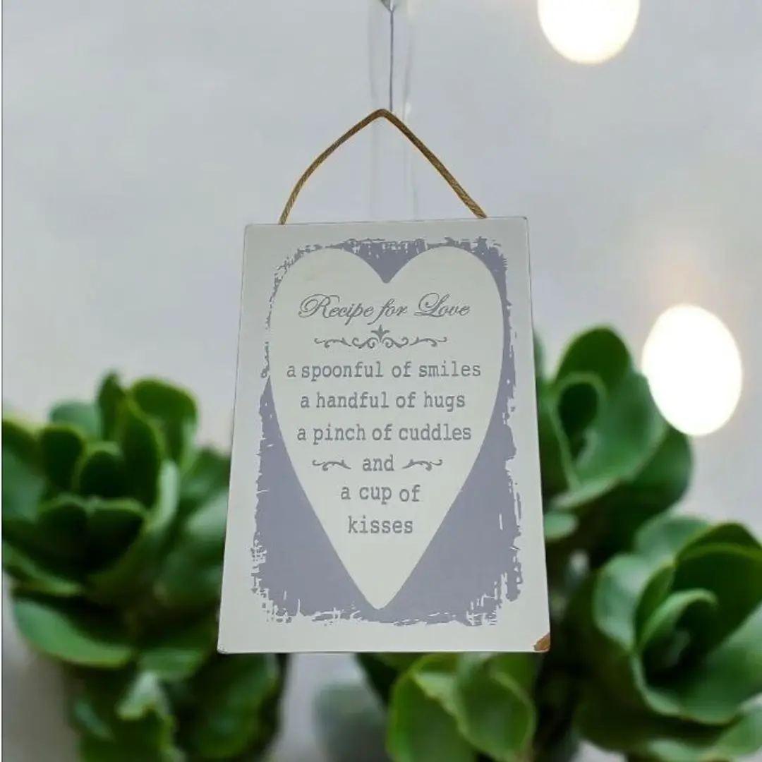 Recipe for love sign 