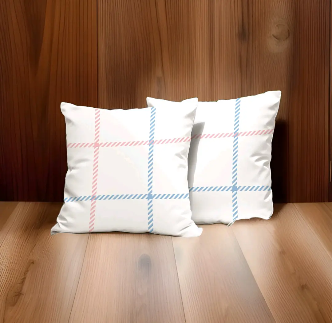 Encasa Homes Digital Print Cushion Cover Fade & Water Resistant 40x40cm 2pack