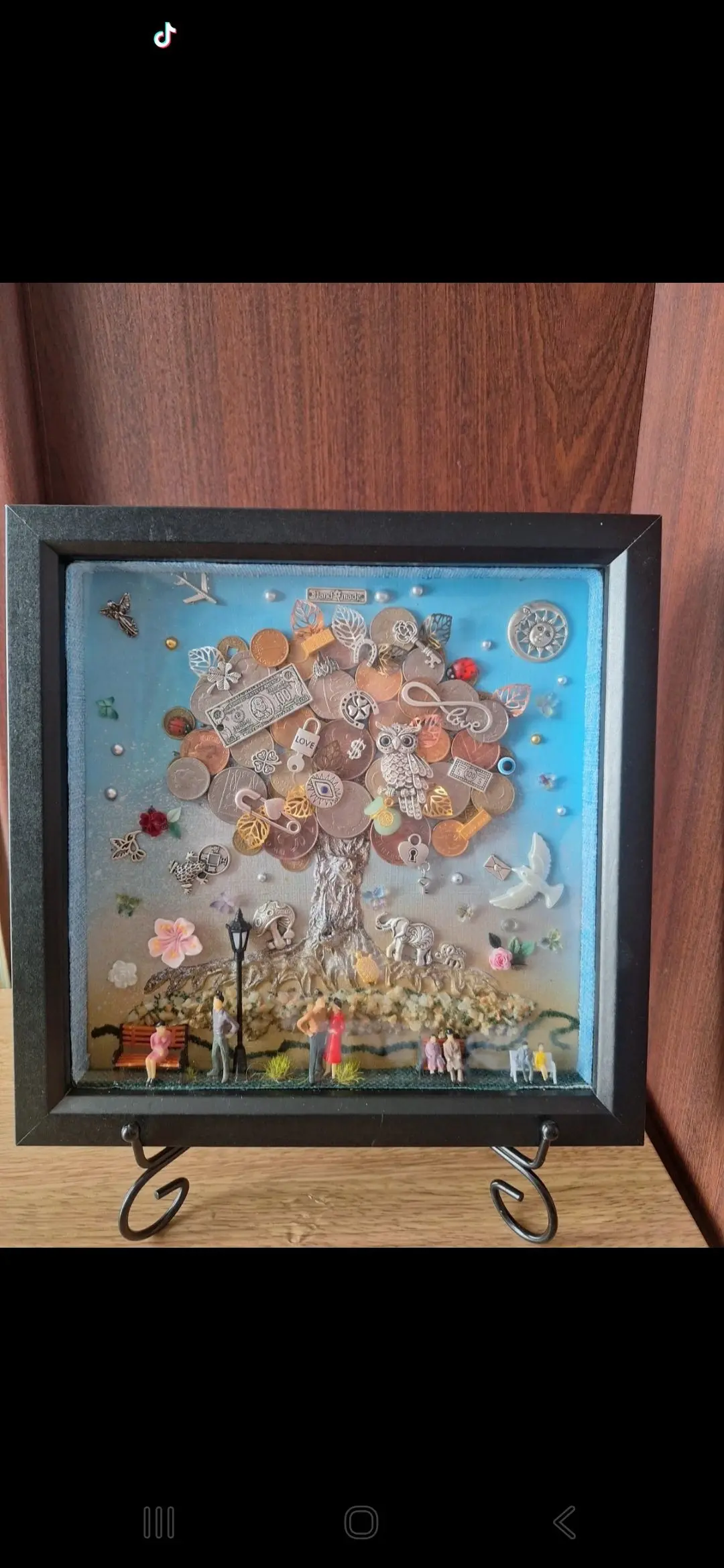 Money tree painting wall decor 