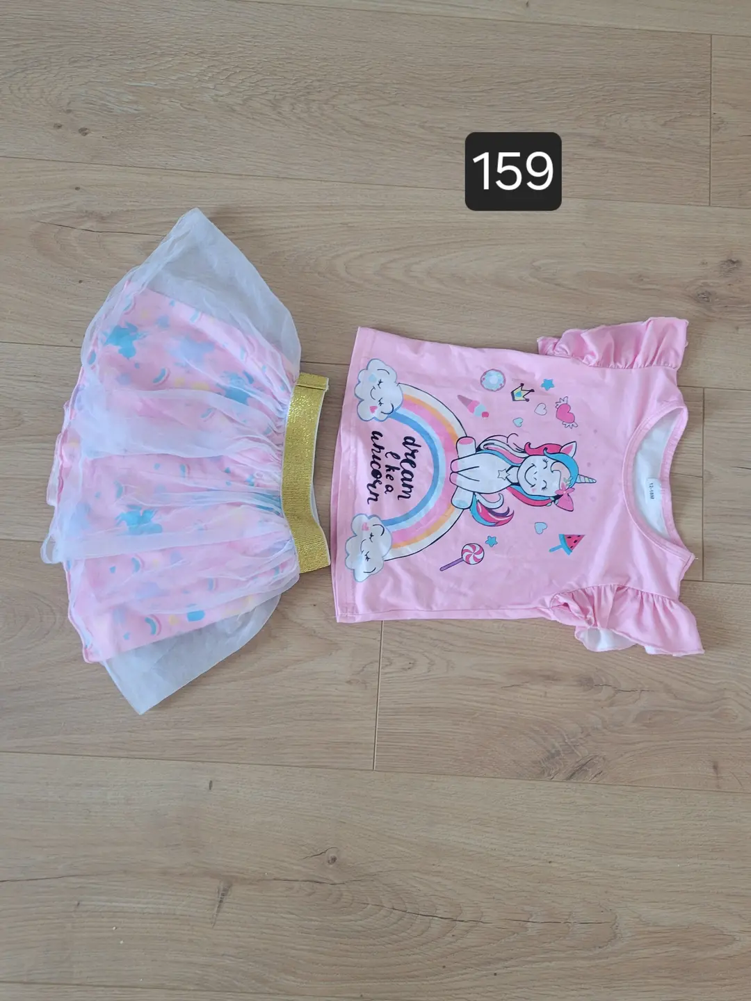 Ensemble robe licorne 