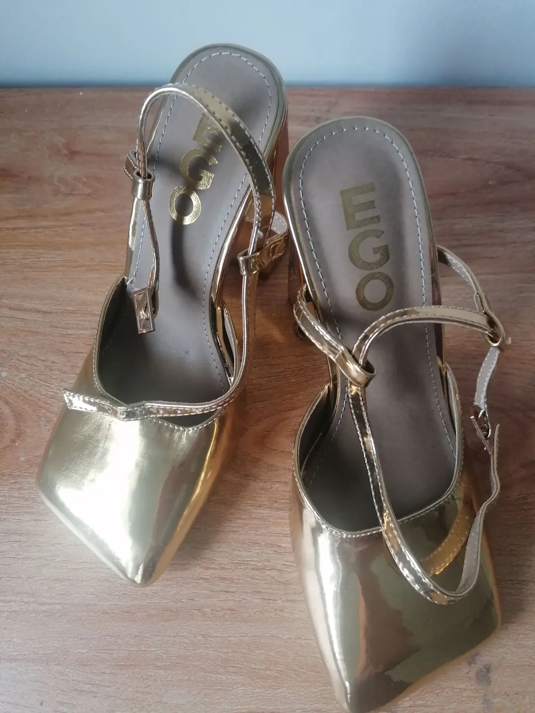 Brand New Golden Heels – Size 3 | Perfect for Parties & Occasions